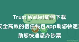 Trust Wallet如何下载并存币 安全高效的信任钱包app助您快速惩办钞票